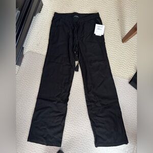 Ellen Tracy Black Linen Pants